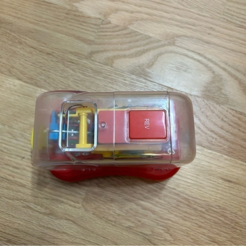 Vintage Swingline Electric Stapler See Through Auto Multi Color Red Yellow Clear